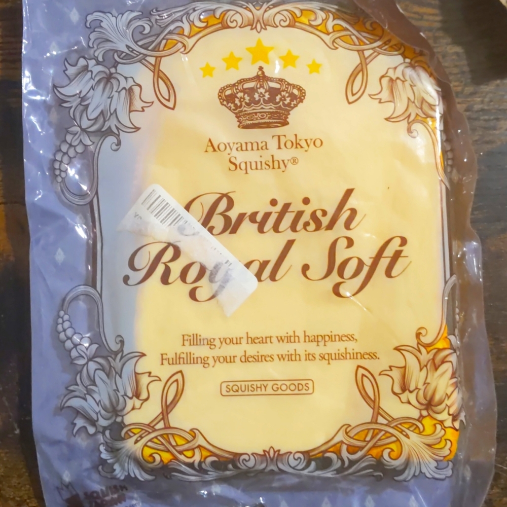 British royal soft bread key chain phone accessory large squishy Japan